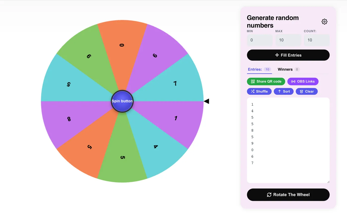 random number generator
