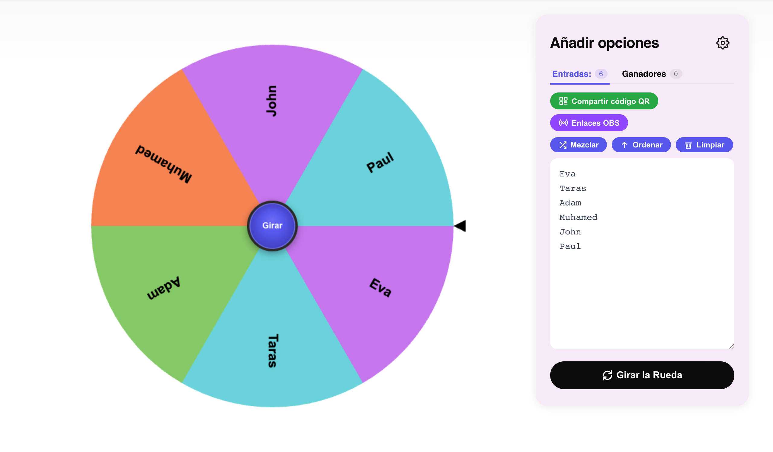 spin and wheel