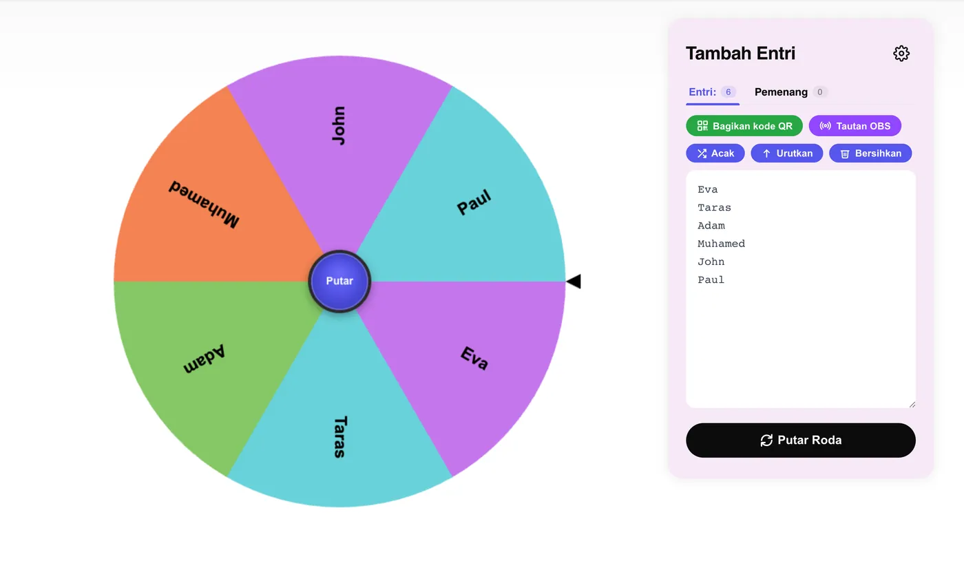 spin and wheel