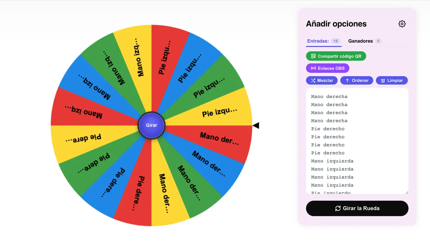 ruleta twister