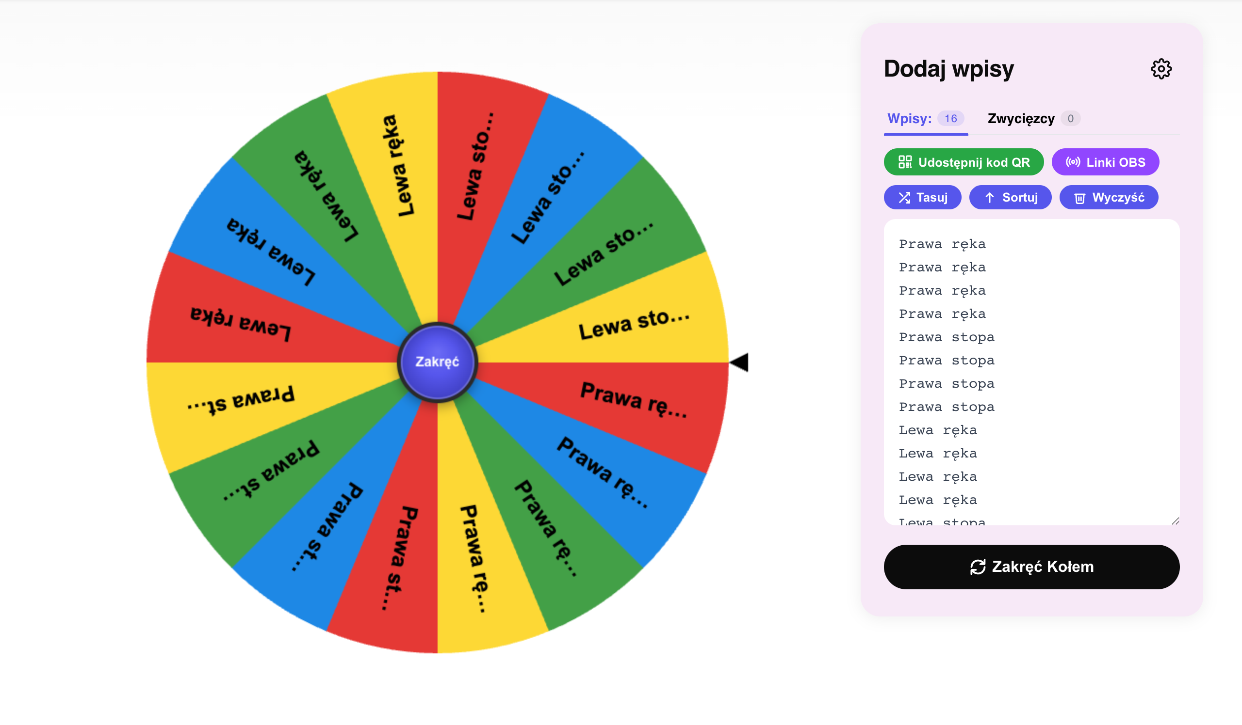 Twister spinner online